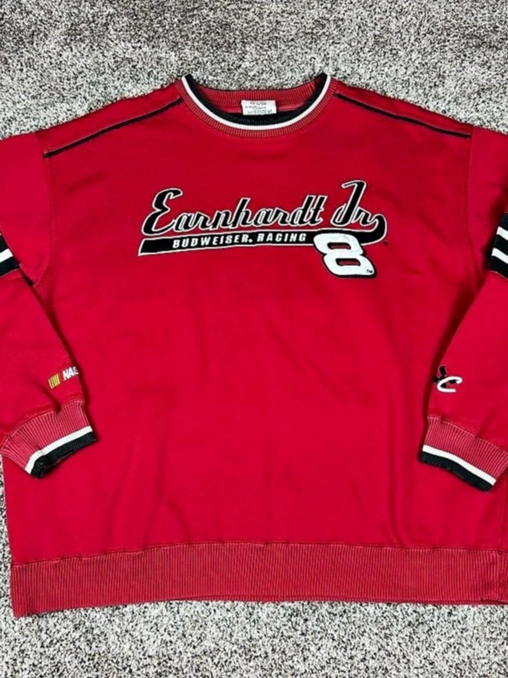 Vintage Sz XL Men’s Chase Authentics Dale Earnhardt Jr Crewneck Red NASCAR